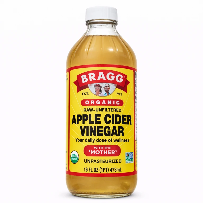 Bragg Organic Raw-Unfiltered Apple Cider Vinegar with the Mother 473 ml